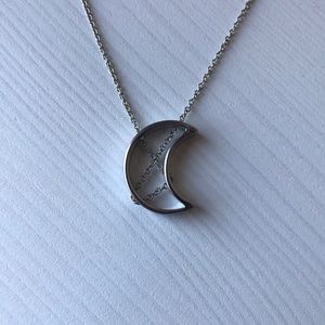 Earthbound Open Moon Necklace